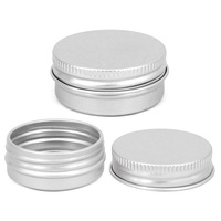 15g mini rouge à lèvres emballage cosmétique boîte de conserve ronde baume à lèvres poche étain plaine petites boîtes métalliques