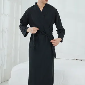 NANTEX Áo Choàng Tắm Waffle Khách Sạn Dài Bán Sỉ Áo Choàng Tắm Kimono Waffle Spa Cotton Cho Nữ