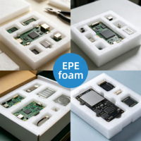 Insert en mousse EPE découpé sur mesure, antichoc, antistatique, pour le transport et le stockage de composants électroniques, doublure en mousse perlée