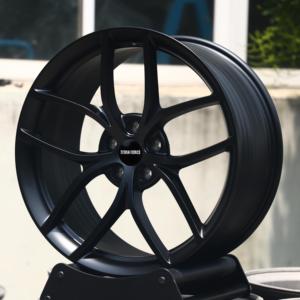 Jantes de voiture TITAN FORCE 18 19 20 21 pouces 5x114.3, roues forgées sur mesure, finition noire mate pour <span class=keywords><strong>Nissan</strong></span> GTR R35 370Z <span class=keywords><strong>Qashqai</strong></span> Infiniti G37 - Product Image 3