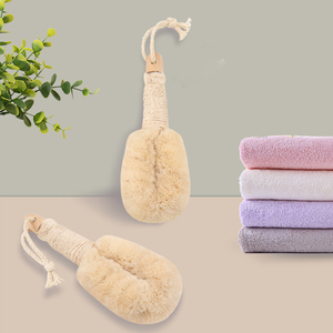 Cepillo de Baño de Fibras Naturales para Ducha, Cepillo Exfoliante Corporal, Cepillo de Sisal para Espalda y Piel Seca - Product Image 4