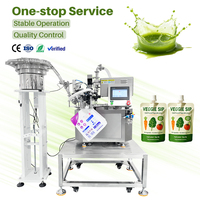Machine de remplissage de poches à bec verseur de qualité alimentaire pour l'usine de production de jus de légumes et de boissons végétales