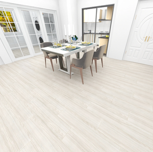 Carreaux de sol en porcelaine rustiques effet <span class=keywords><strong>bois</strong></span> moderne 200x1000, <span class=keywords><strong>blanc</strong></span> crème, toucher naturel, surface mate, antidérapants, isolation thermique, pour intérieur - Product Image 5