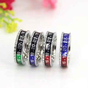 Moda personalizar 18K chapado en oro Acero inoxidable plata negro velocímetro números romanos Dial escala moda apertura brazalete brazaletes - Product Image 5