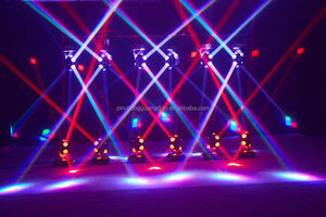 Nouveau style de projecteur à faisceau mobile Infinity <span class=keywords><strong>Scan</strong></span> de 240 W, 6 pièces, 40 W, <span class=keywords><strong>LED</strong></span> RGBW, lumières de scène disco - Product Image 4