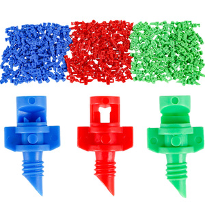 Cabezales de microirrigación de 90/180/360 grados de plástico con conexión rápida para sistema de goteo de árboles frutales - Product Image 1