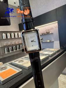 Montre de luxe pour femme avec mouvement à quartz, bracelet en cuir résistant à l'eau, design étoilé, montre-bracelet élégante - Product Image 5