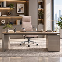 Chaise de bureau en cuir PU à dossier haut avec hauteur réglable pour salle de direction, poste de travail de manager