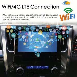 Autoradio sans fil CarPlay avec commande vocale IA 128 Go pour Toyota Alphard Vellfire AYH30 2018, lecteur multimédia vidéo GPS Android 13 - Product Image 6