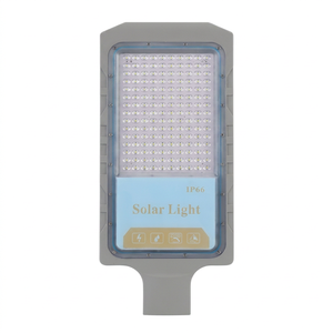 Lampadaire solaire LED 200W en alliage d'aluminium moulé sous pression IP65 à montage mural avec télécommande et cellule solaire mono-cristalline - Product Image 1
