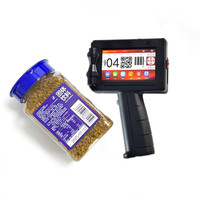 Imprimante jet d'encre portable à chaud, codeur de date d'expiration de 1/2 pouce, imprimante de numéro de lot pour emballages extérieurs en carton et papier