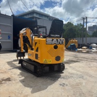 Mini-excavatrice SANY SY15U d'occasion en bon état, petite pelle sur chenilles Sany SY15U pour la construction agricole et urbaine