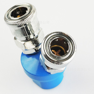 ข้อต่อแบบเร็ว SmY ทรงกลม ชนิด C แบบล็อคตัวเอง ข้อต่อลม วัสดุเหล็ก - Product Image 2