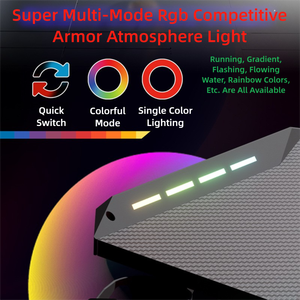 Nhà Máy Giá Điện Có Thể Điều Chỉnh Chiều Cao Làm Việc Màu Đen Chơi Game Máy Tính Bàn Sợi Carbon RGB E-Thể Thao Chơi Game PC Bảng - Product Image 2