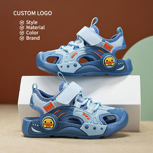2025 नए ग्रीष्मकालीन लड़कों के सैंडल बाओटू आकस्मिक खेल और कैन्यनिंग जूते बच्चों के समुद्र तट के जूते - Product Image 1