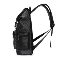 Sac à dos antivol imperméable pour ordinateur portable, idéal pour l'école et les voyages, unisexe, pour étudiants, en PU, capacité 20-39L