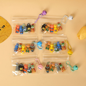 Llaveros Creativos de Dibujos Animados, Plástico, DIY, Joyería, Juguetes para Niños, Regalos para Estudiantes, Útiles Escolares, Paquete a Granel, Mezcla Aleatoria - Product Image 2