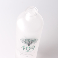 Blanc Bouteille En Verre Dépoli 500 ml Opaque Blanc Bouteille En Verre