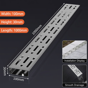 Canaux de drainage en acier inoxydable résistants à la corrosion, directement de l'usine, pour piscines et balcons – Un favori mondial - Product Image 2