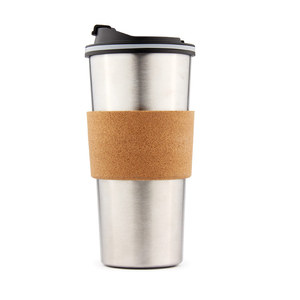 Itop — café Double paroi en acier inoxydable, <span class=keywords><strong>avec</strong></span> liège, tasse isotherme isolante sous vide, <span class=keywords><strong>avec</strong></span> couvercle à vis sans BPA, nouveau Design - Product Image 2