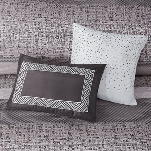 DB 7-Piece Jacquard <b>Comforter</b> <b>Set</b> Floral Solid Printed Woven Technique Soft Cotton King Super King Home Wedding Hospital - Product Image 3