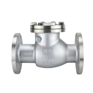 Nhà máy sản xuất thép không gỉ nhiệt độ cao ANSI 150lb 304 316 JIS 10k 1.6mpa wcb nrv <span class=keywords><strong>Swing</strong></span> mặt bích kiểm tra van - Product Image 2