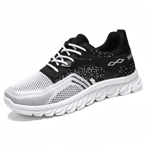 Zapatos de Hombre Modernos y a la Moda, con Entresuela Suave de EVA, Forro de Malla Transpirable, Zapatos Deportivos Casuales para Caminar, con Cierre Deslizante/Con Cordones - Product Image 1