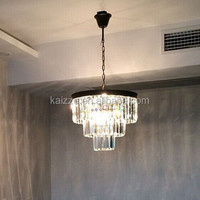 Bande de verre pour lustre en cristal avec taille personnalisable et multiples températures de couleur