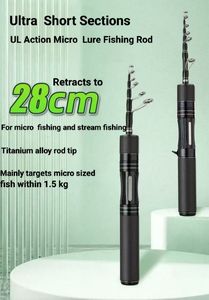 Canne à pêche télescopique réglable en carbone <span class=keywords><strong>Ma</strong></span> <span class=keywords><strong>Kou</strong></span> légèrement droite Portable pour la carpe d'eau douce 77g pour les enfants - Product Image 2