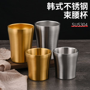 Gobelet isotherme en acier inoxydable 304 à double paroi, isolé sous vide, pour les fêtes d'enfants, disponible en couleur or et argent - Product Image 3