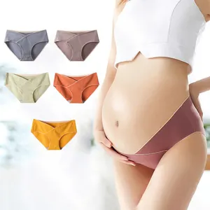 女士怀孕透气纯棉产后低腰简装女式内衣孕妇装内裤