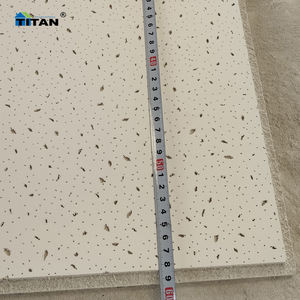 Paneles Acústicos de Techo de Fibra Mineral de 10 mm <span class=keywords><strong>para</strong></span> Interiores, 60x60 cm, Paneles de Techo Acústicos de Lana Mineral - Product Image 3