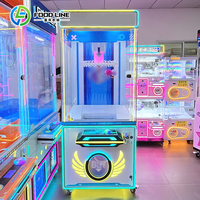 Machine à griffes personnalisée pour centre commercial, avec accepteur de pièces, QR et billets, pour attrape-peluches et divertissement