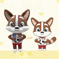 Jouets en peluche pour chien personnalisés Uyeah OEM/ODM CPC/CE/EN71, design mignon, peluche douce, animal en peluche, loup, chien, poupée, cadeau pour enfant