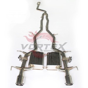 Sistema de Escape Catback con Válvulas de Acero Inoxidable Vortex para Cadillac ATS 2.0T LTG 2013-2019, Puntas Dobles de Doble Pared, Soldadura TIG, Soportes - Product Image 1