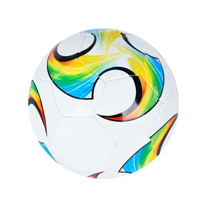 Bola de futebol laminada, venda quente de bola de futebol térmica adesiva mundo popular pu futebol