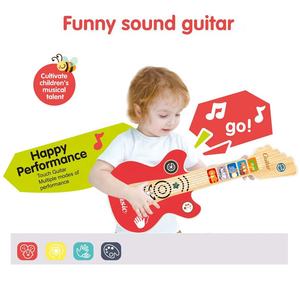 Guitare électronique tactile à 6 cordes pour tout-petits, instrument <span class=keywords><strong>de</strong></span> <span class=keywords><strong>musique</strong></span> jouet avec sons d'animaux et modes multiples pour l'éducation musicale précoce - Product Image 2