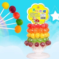 Aanpasbare Harde Textuur Mango Gummy Candy Zure Poeder Gevriesdroogde Exotische Lolly Zoetwaren Doos Groothandel Snoep