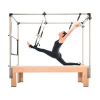 Vente en gros d'usine : Équipement de fitness en bois d'hévéa pour Pilates Cadillac et Trapèze, OEM en vrac