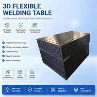 Plateforme de soudage 3D en fonte de haute précision D28, table de fixation modulaire pour la construction de structures en acier