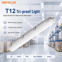 Luminaire linéaire LED industriel réglable CCT, étanche IP65, pour entrepôt, intérieur, tri-proof, garantie 5 ans