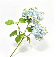 Fleur artificielle réaliste en tissu de soie, Jasmin Hortensia, tige faite à la main, décoration de style rustique pour mariage et Saint-Valentin, bouquet