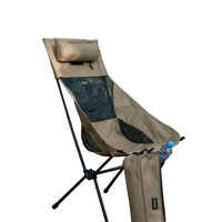Chaise pliante portable en aluminium avec dossier, chaise haute pliable pour camping, chaise de plage extérieure – Approvisionnement direct usine à prix abordable