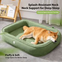 Coussin pour animaux de compagnie de style piste de course, amovible, lavable, épaissi et résistant aux éclaboussures, pour toutes les saisons