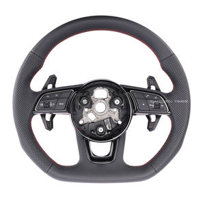 Volant en cuir sport A4 B9 M personnalisé compatible avec <span class=keywords><strong>audi</strong></span> <span class=keywords><strong>A3</strong></span> A4 A4L Avant Allroad A5 A6L A7 Q2L Q3 Q5 Q5L Q7 A1 <span class=keywords><strong>A3</strong></span> 8V 8P - Product Image 3