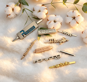Etichette Metalliche Personalizzate con Finitura Lucida per Intimo, <span class=keywords><strong>Borse</strong></span> <span class=keywords><strong>e</strong></span> Decorazione di Gioielli <span class=keywords><strong>e</strong></span> Collane - Product Image 3