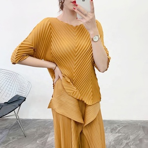 Damen bekleidung Summer <span class=keywords><strong>Sale</strong></span> Crop Top Unregelmäßig Große Kurzarm-T-Shirt Damen blusen - Product Image 5