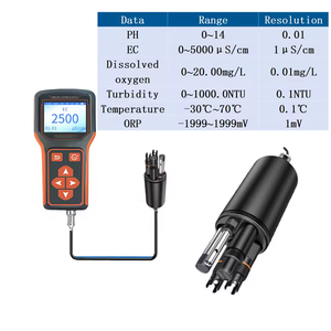 เครื่องวัดคุณภาพน้ำ 6 in 1 แบบพกพา วัดค่า DO PH EC ORP ความขุ่น อุณหภูมิ วิเคราะห์หลายพารามิเตอร์ - Product Image 1