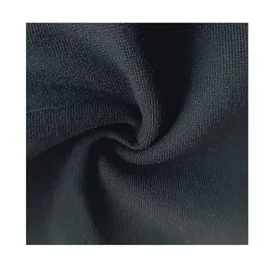 Chine fournisseurs en gros inventaire lourd à tricoter tissu 97/3 coton spandex 1*1 nervure pour robe