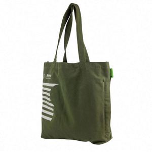 Sac fourre-tout en toile de coton écologique réutilisable personnalisé, sacs promotionnels en coton biologique recyclé de 16 oz - Product Image 2